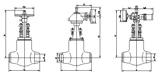 电站闸阀 Z961Y磅级