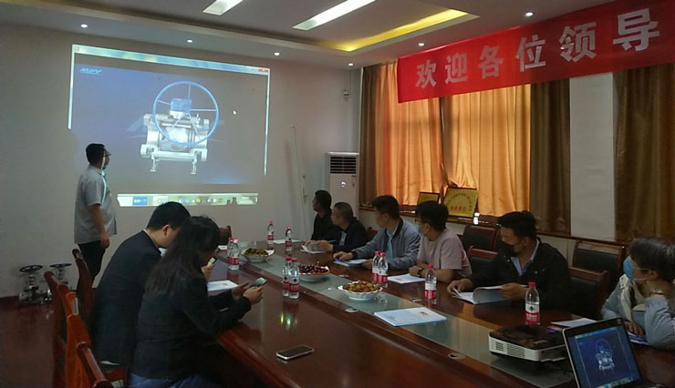 水利工程阀门-江苏某公司来沪工阀门股份考察