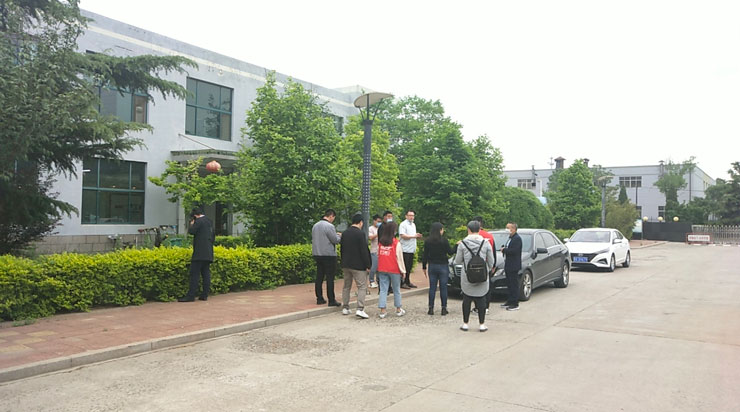 水利工程阀门-江苏某公司来沪工阀门股份考察